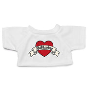 Clothies knuffelkleding beterschap - wit - maat M - t-shirt - Pluchen speelgoed