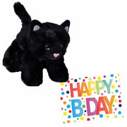 zwarte-pluche-kat-knuffel-18-cm-met-verjaardagskaart_10327427