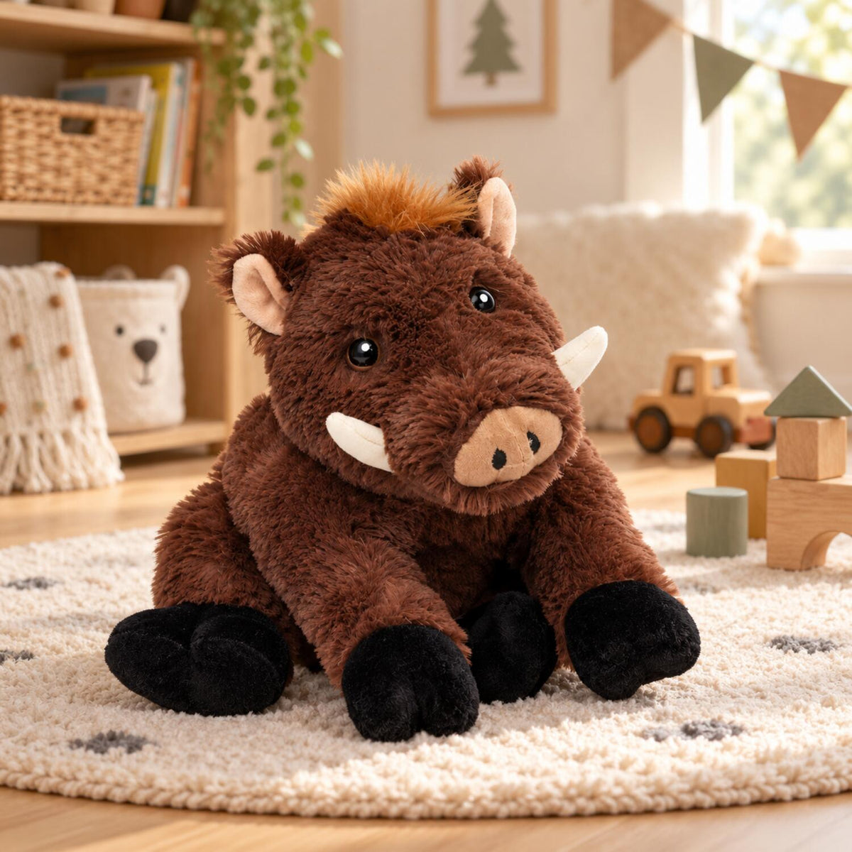 inware-wild-zwijn-knuffel-pluche-bruin-25-cm_10437430-9