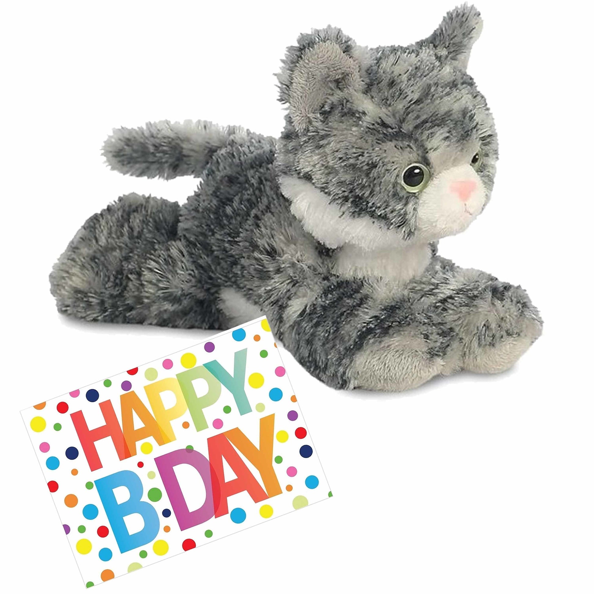 pluche-knuffel-kat-poes-grijs-witte-20-cm-met-a5size-happy-birthday-wenskaart_10327433
