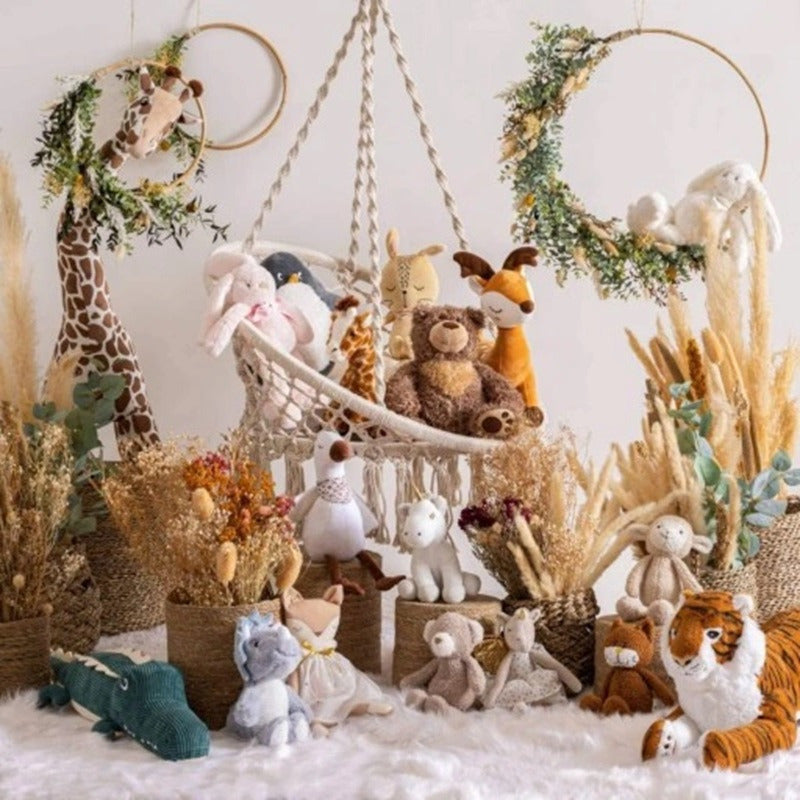 knuffeldier-hertje-mikai--zachte-pluche-stof-wilde-dieren-knuffels-lichtbruin-35-cm_10430434-2