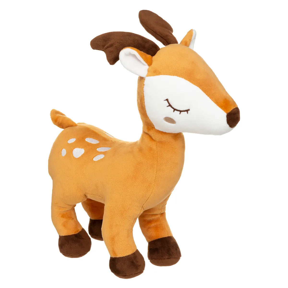 knuffeldier-hertje-mikai--zachte-pluche-stof-wilde-dieren-knuffels-lichtbruin-35-cm_10430434