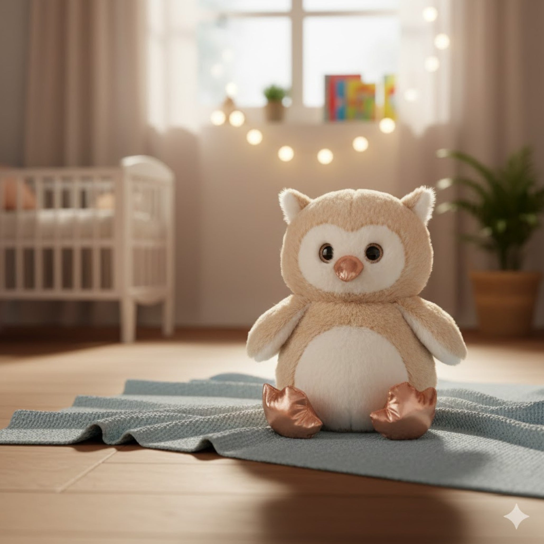 uil-knuffeldier-pluche-lichtbruin-23-cm_10388438-3