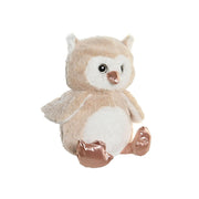 Uil knuffeldier - pluche - lichtbruin - 23 cm - Pluchen speelgoed