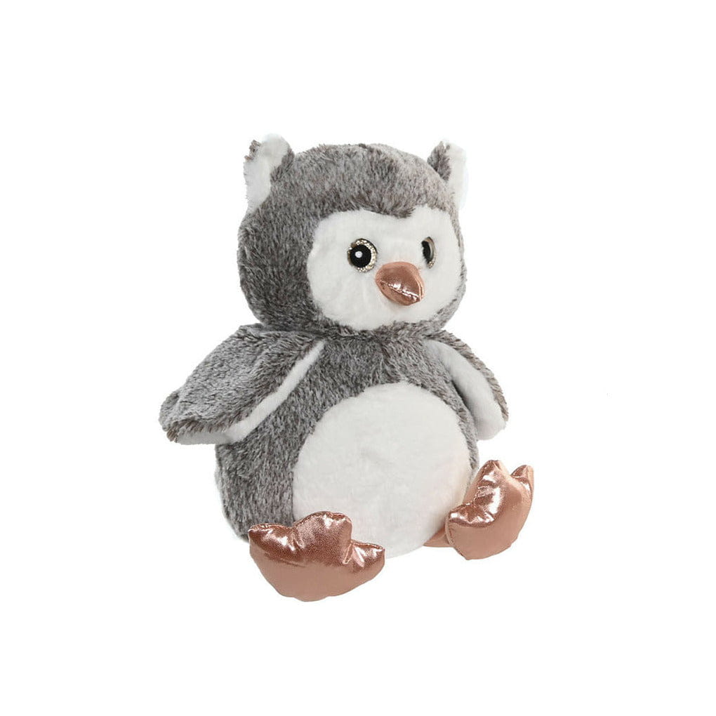 Uil knuffel grijs - zachte pluche - 23 cm - Pluchen speelgoed