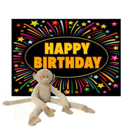 Happy Horse aap knuffel - 85 cm - verjaardagscadeau - Pluchen speelgoed