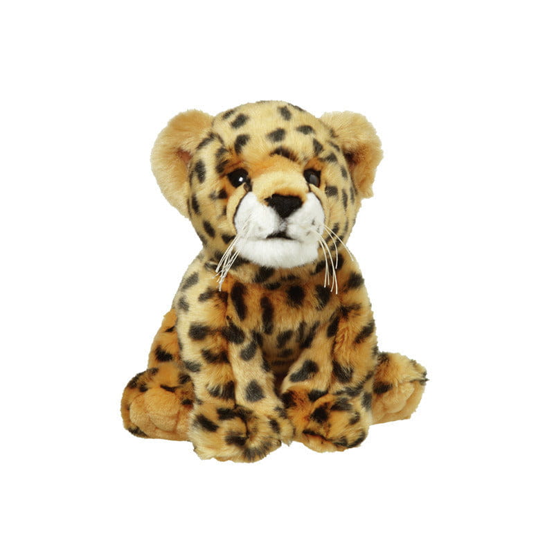 Nature Planet cheetah knuffel - pluche - 22 cm - wilde dieren - Pluchen speelgoed