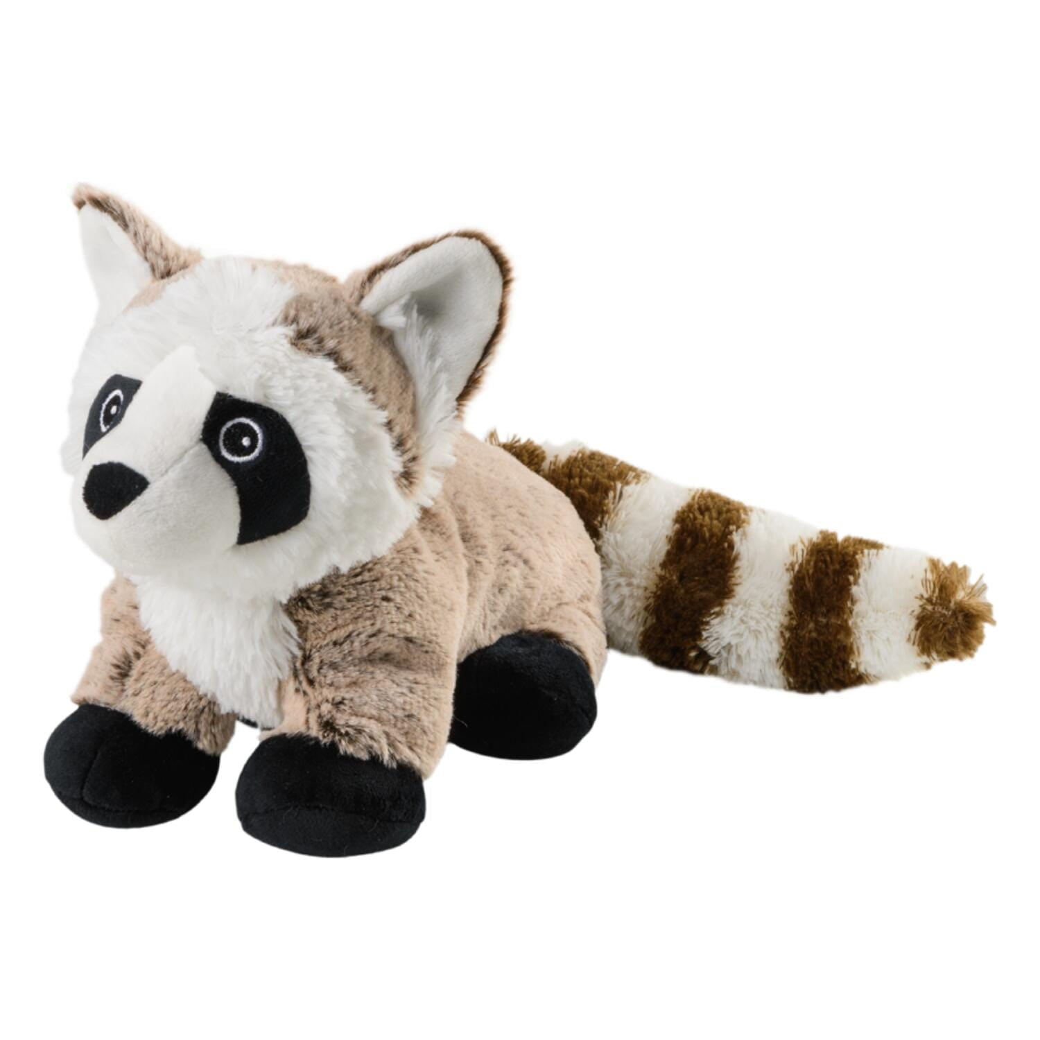 Warmies wasbeer warmteknuffel - bruin/wit - 26 cm - magnetronknuffel - Pluchen speelgoed