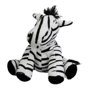 MBW pluche zebra - zacht polyester - 19 cm - wasbaar - Pluchen speelgoed