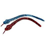 pluche-knuffel-dieren-set-2x-slangen-blauw-en-rood-van-100-cm_10363470