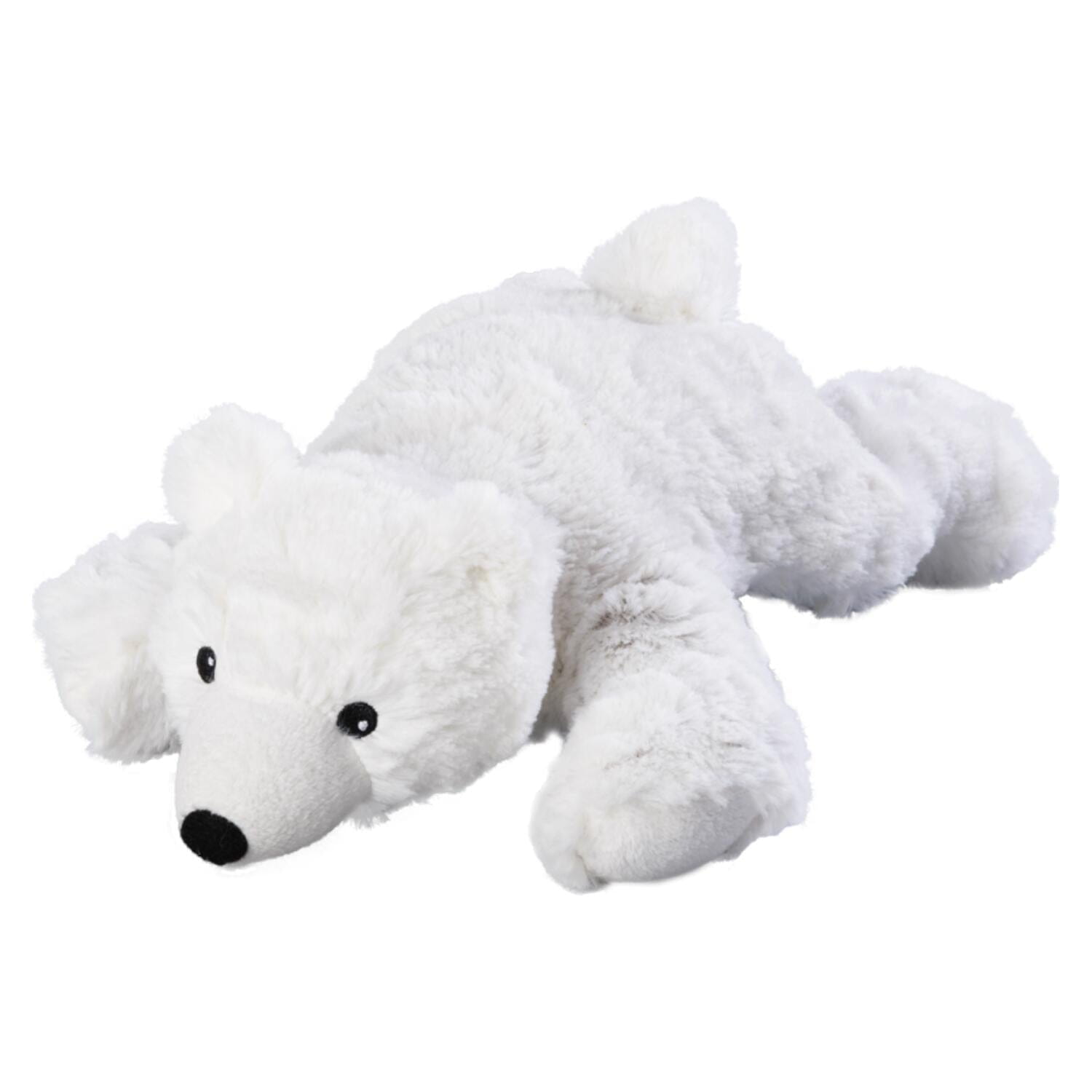 Warmies ijsbeer warmteknuffel - wit - 30 cm - magnetronknuffel - Pluchen speelgoed