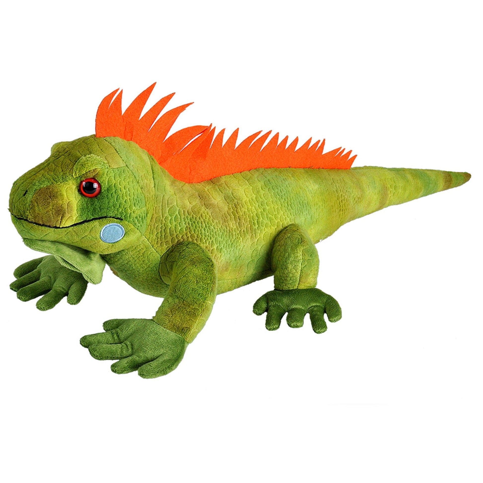 Wild Republic leguaan knuffel - pluche - groen - 60 cm - Pluchen speelgoed