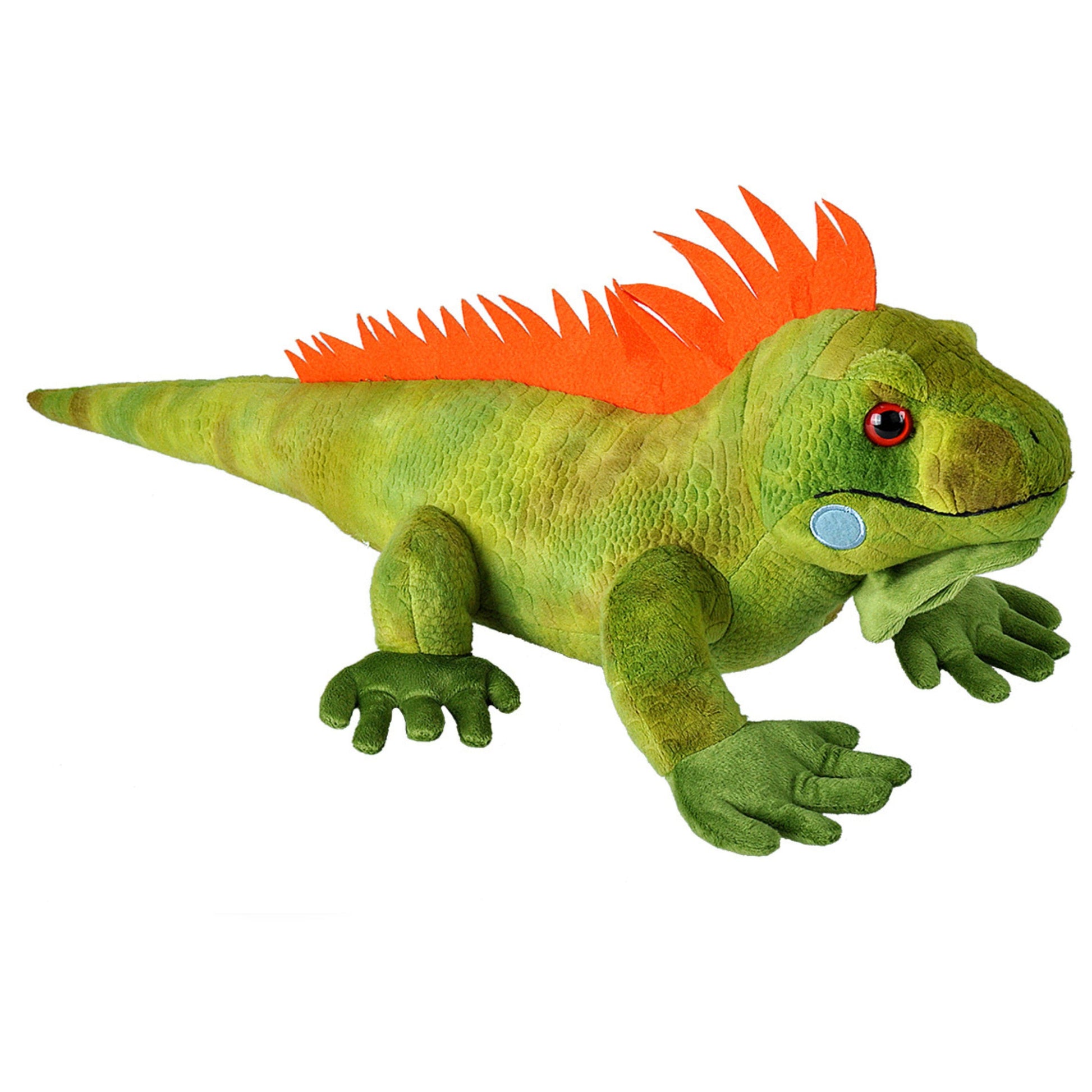 Wild Republic leguaan knuffel - pluche - groen - 60 cm - Pluchen speelgoed