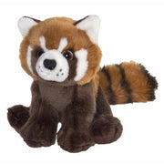 Nature Planet rode panda knuffel - pluche - 18 cm - bosdier - Pluchen speelgoed