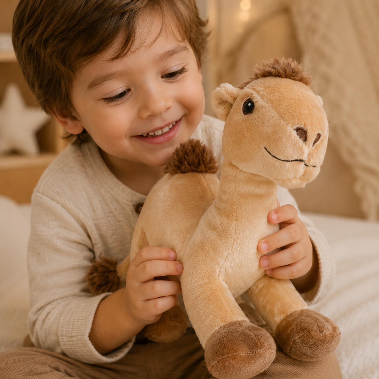 dromedaris-knuffel-pluche-lichtbruin-26-cm_10431483-4