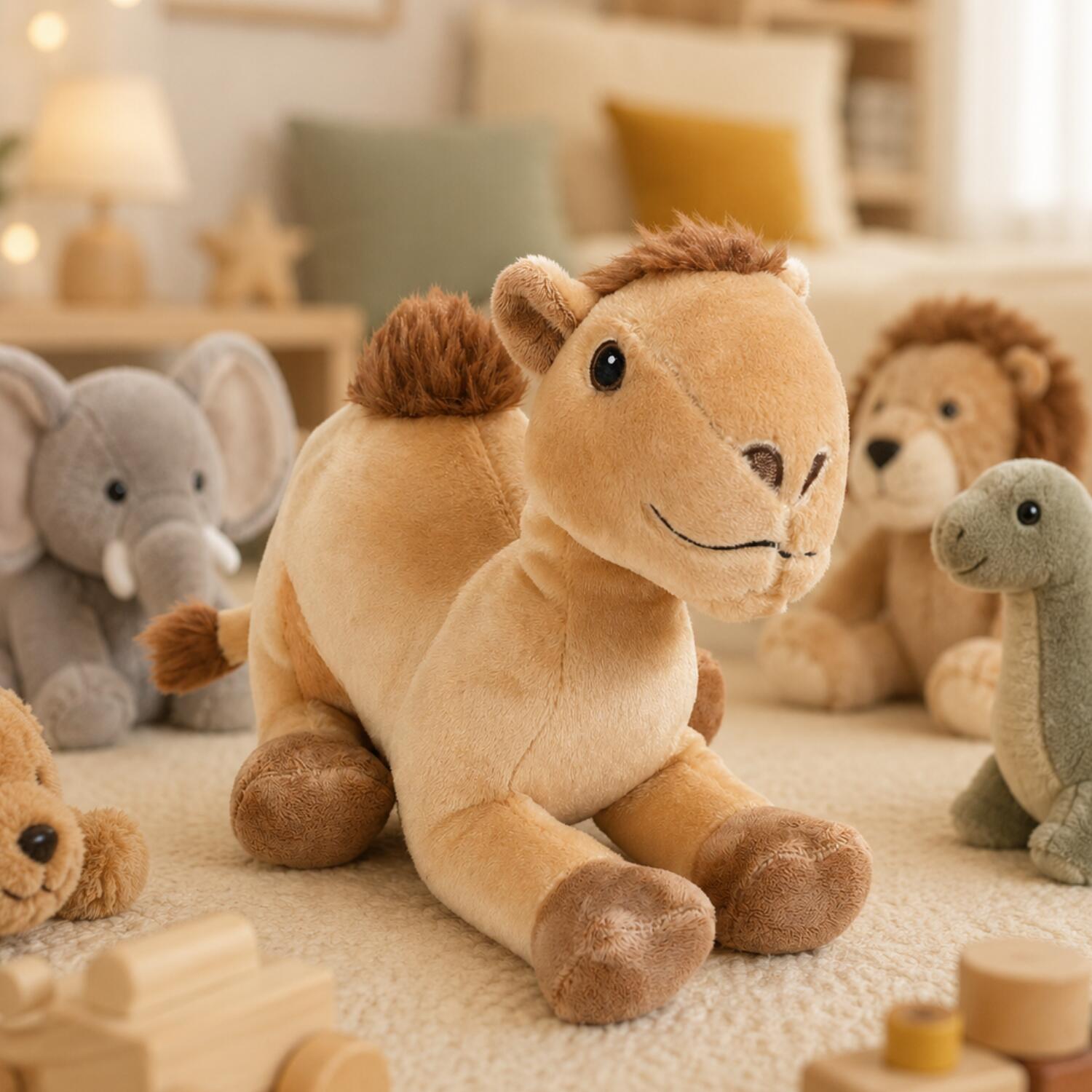 dromedaris-knuffel-pluche-lichtbruin-26-cm_10431483-5