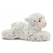 Pluche schaap knuffel liggend - 22 cm - boerderij knuffel - Pluchen speelgoed