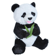 Wild Republic panda knuffel - pluche - zwart wit - 25 cm - Pluchen speelgoed