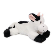 Koe knuffel - pluche - wit/zwart - 30 cm - dierenknuffel - Pluchen speelgoed