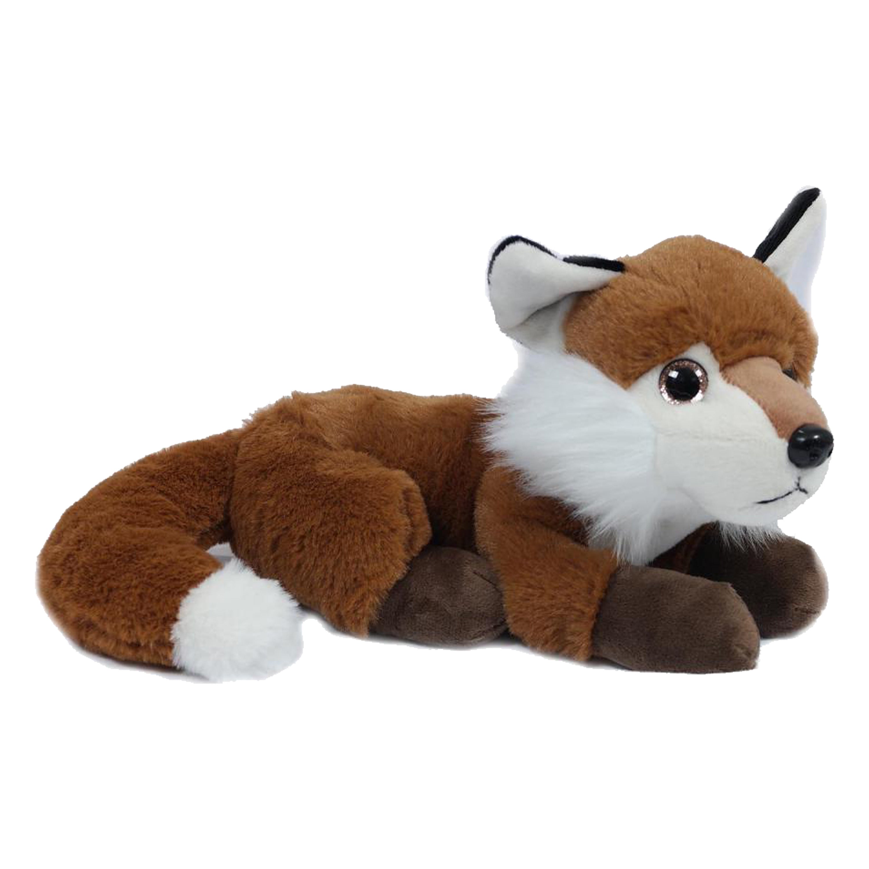 vos-knuffel-zachte-pluche-donkerbruin-20-cm_10431495-1