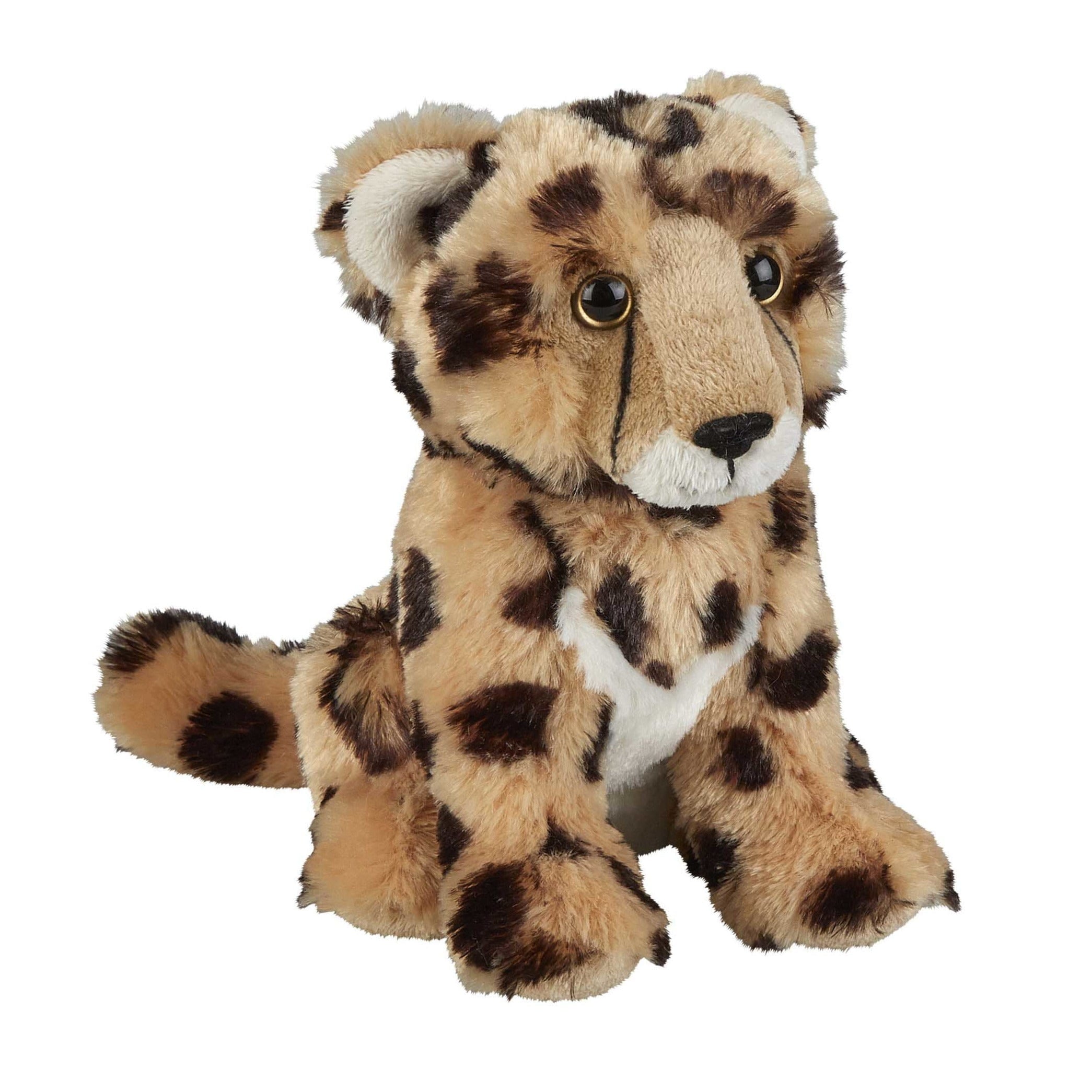 Cheetah knuffel - pluche - 18 cm - jachtluipaard - Pluchen speelgoed