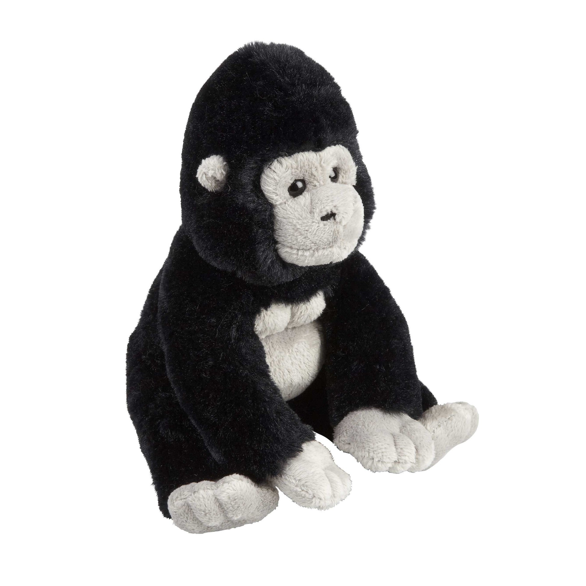 ravnesden-pluche-knuffel-dier-gorilla-aap-zwart-grijs-18-cm_10325502