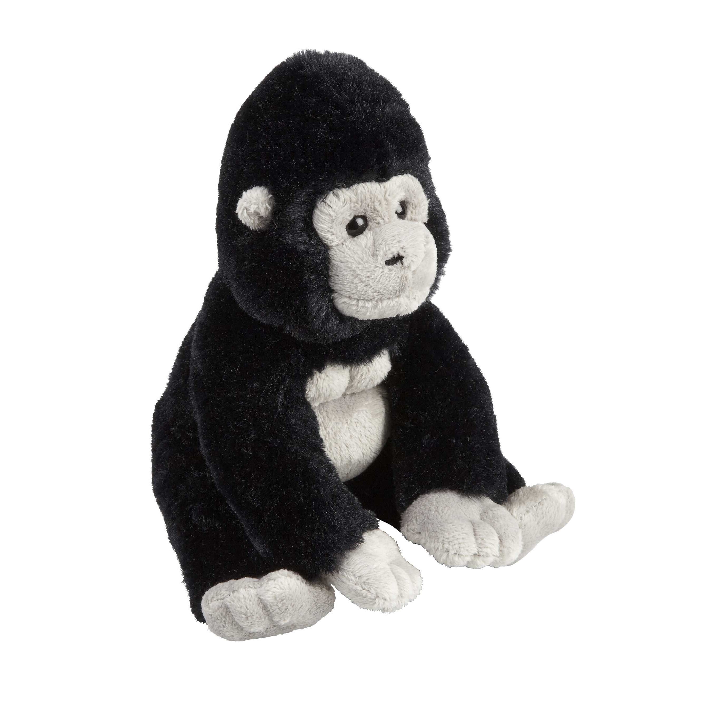 ravnesden-pluche-knuffel-dier-gorilla-aap-zwart-grijs-18-cm_10325502