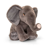 Keel Toys olifant knuffel - pluche - grijs - 45 cm - dierenknuffel - Pluchen speelgoed