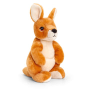 Pluche wallaby knuffel - kangoeroe - 27 cm - wilde dieren - Pluchen speelgoed