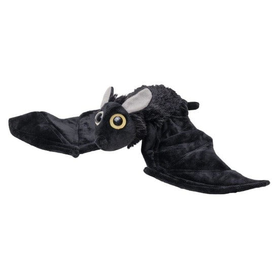 Nature Planet vleermuis knuffel - zwart pluche - 55 cm - Pluchen speelgoed