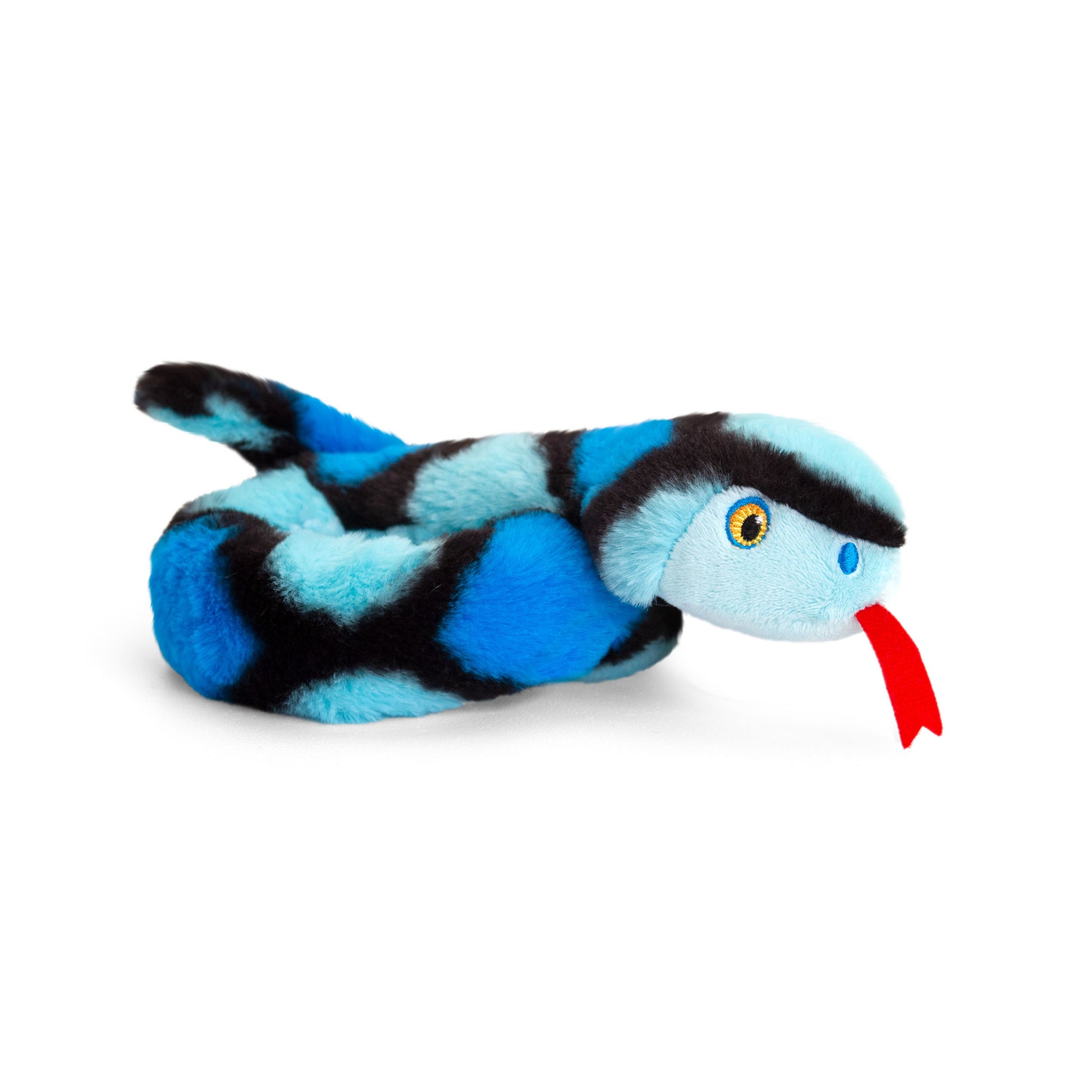 pluche-knuffel-dier-kleine-opgerolde-slang-blauw-65-cm_10350514
