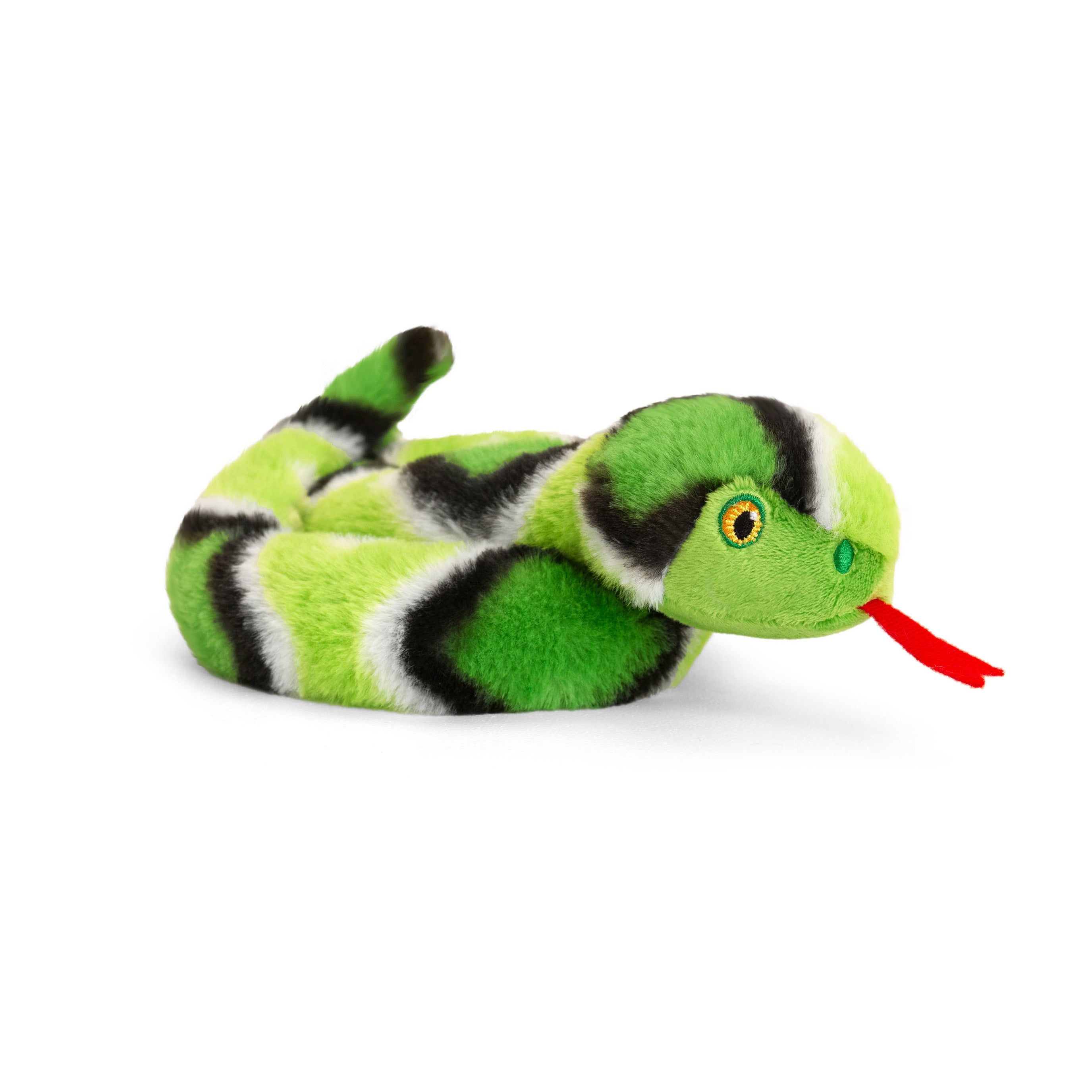 pluche-knuffel-dier-kleine-opgerolde-slang-groen-65-cm_10350515-1