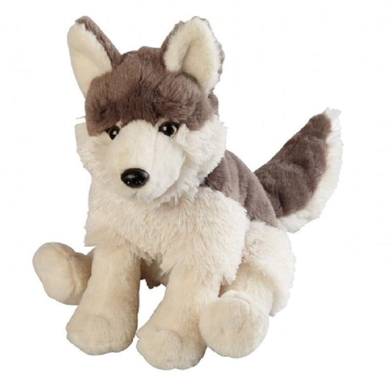 Pluche wolf knuffel - grijs - 30 cm - dierenknuffel - Pluchen speelgoed
