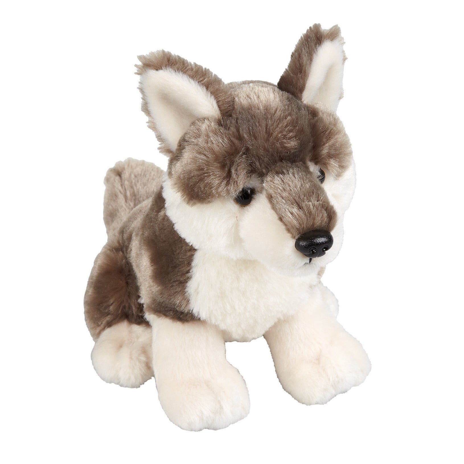 Pluche wolf knuffel - 18 cm - dierenknuffel - pluche - Pluchen speelgoed
