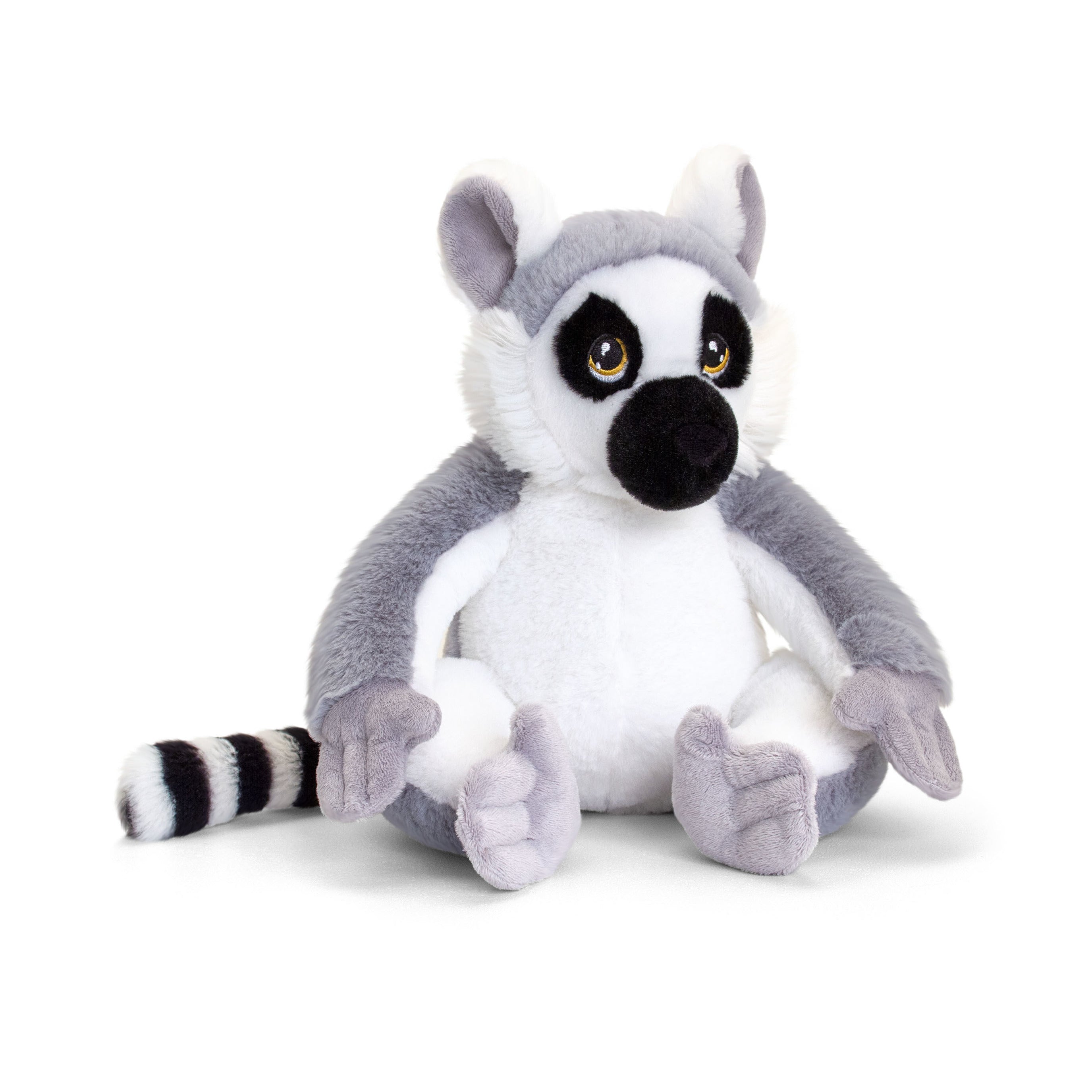 keel-toys-pluche-knuffel-ringstaart-maki-aap-25-cm-knuffelbeesten-grijs-apen-speelgoed_10350522