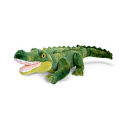 Knuffeldier krokodil - pluche - groen - 43 cm - Pluchen speelgoed
