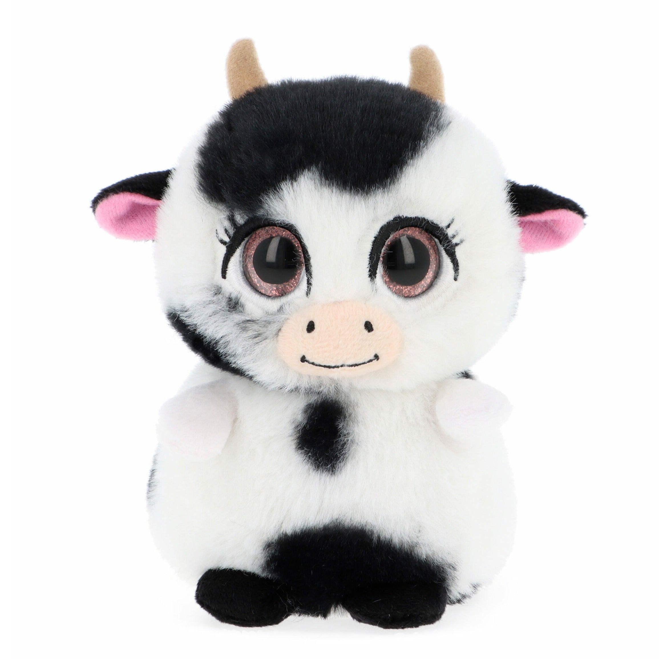 kleine-koe-knuffel-pluche-wit-zwart-14-cm_10443524-1