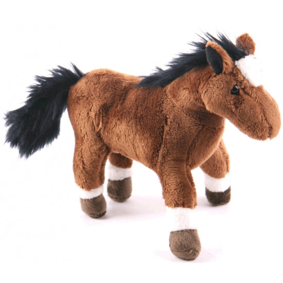 cornelissen-pluche-knuffel-paarden-bruin-24-cm-boerderij-dieren_10046525-1