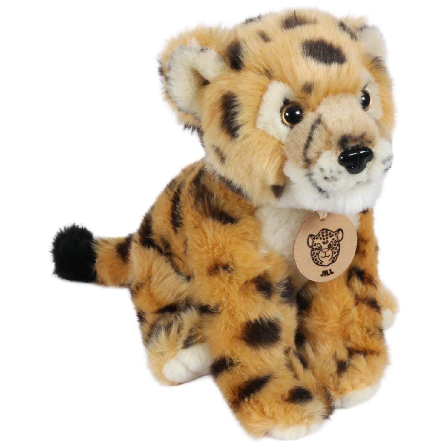 Heunec cheetah knuffel - pluche - 20 cm - jachtluipaard - Pluchen speelgoed