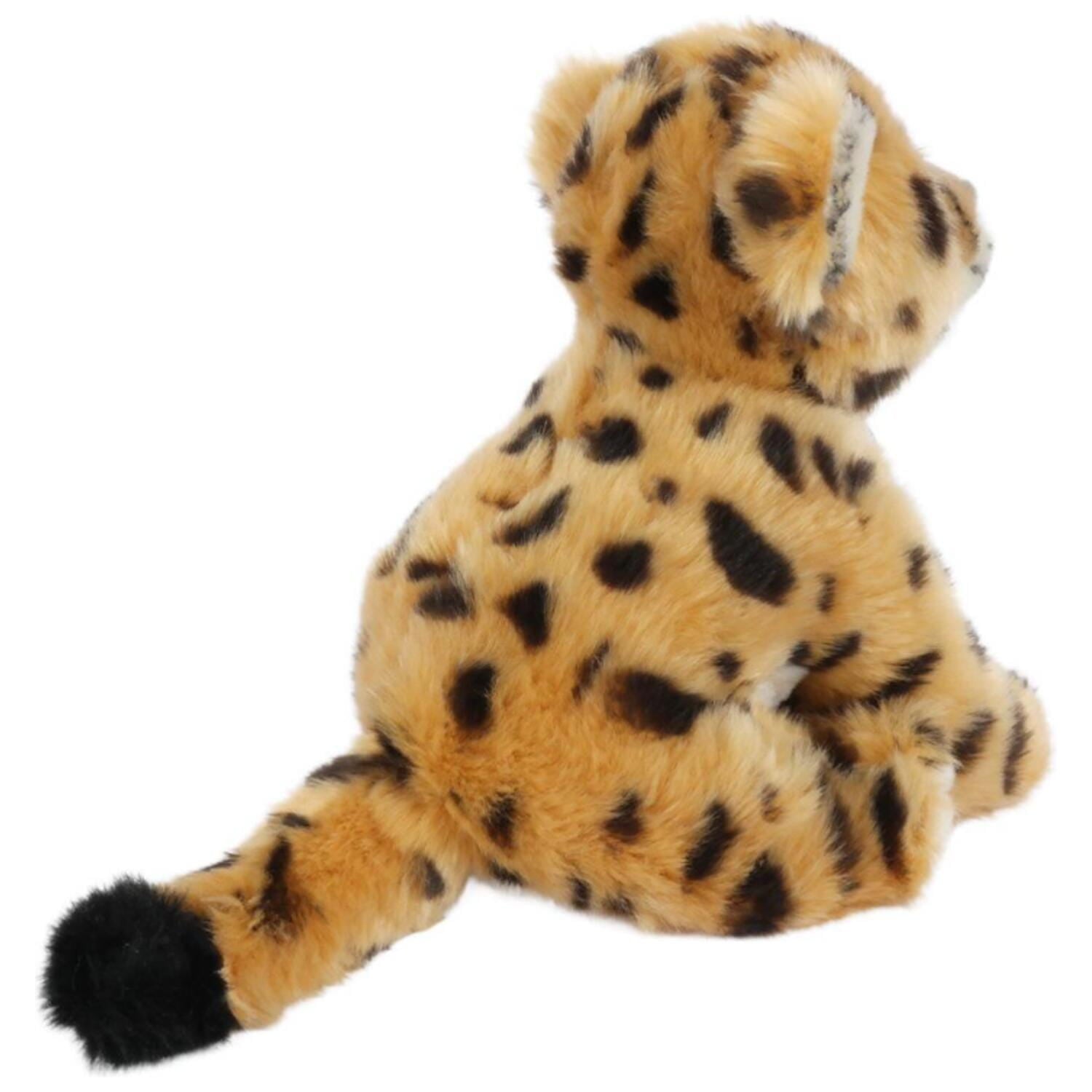 Heunec cheetah knuffel - pluche - 20 cm - jachtluipaard - Pluchen speelgoed