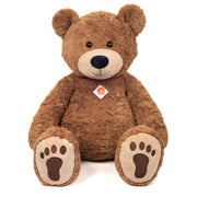 Bruno beer knuffel - pluche - bruin - 75 cm - Hermann Teddy - Pluchen speelgoed