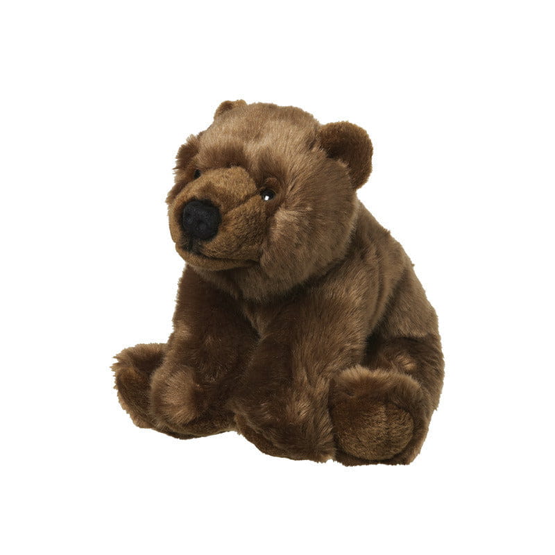 Nature Planet beer knuffel - pluche - bruin - 22 cm - knuffeldier - Pluchen speelgoed