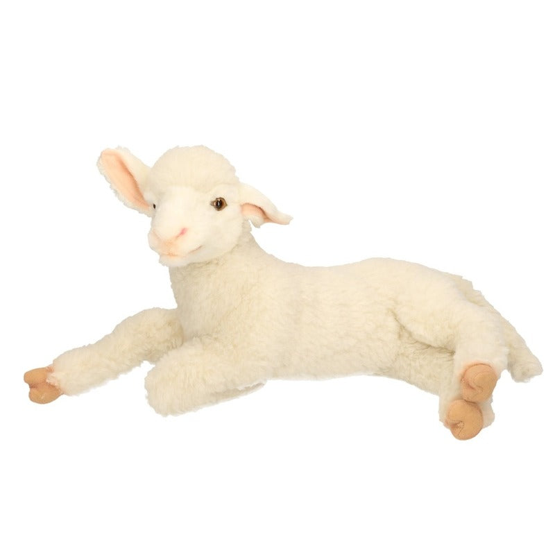 hansa-pluche-lam-schaap-knuffel-liggend-33-cm-dieren-knuffels_10108528