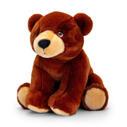 Bruine beer knuffel - pluche - 25 cm - dierenspeelgoed - Pluchen speelgoed