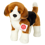 Beagle knuffel hond - zachte pluche - bruin/wit - 23 cm - Pluchen speelgoed