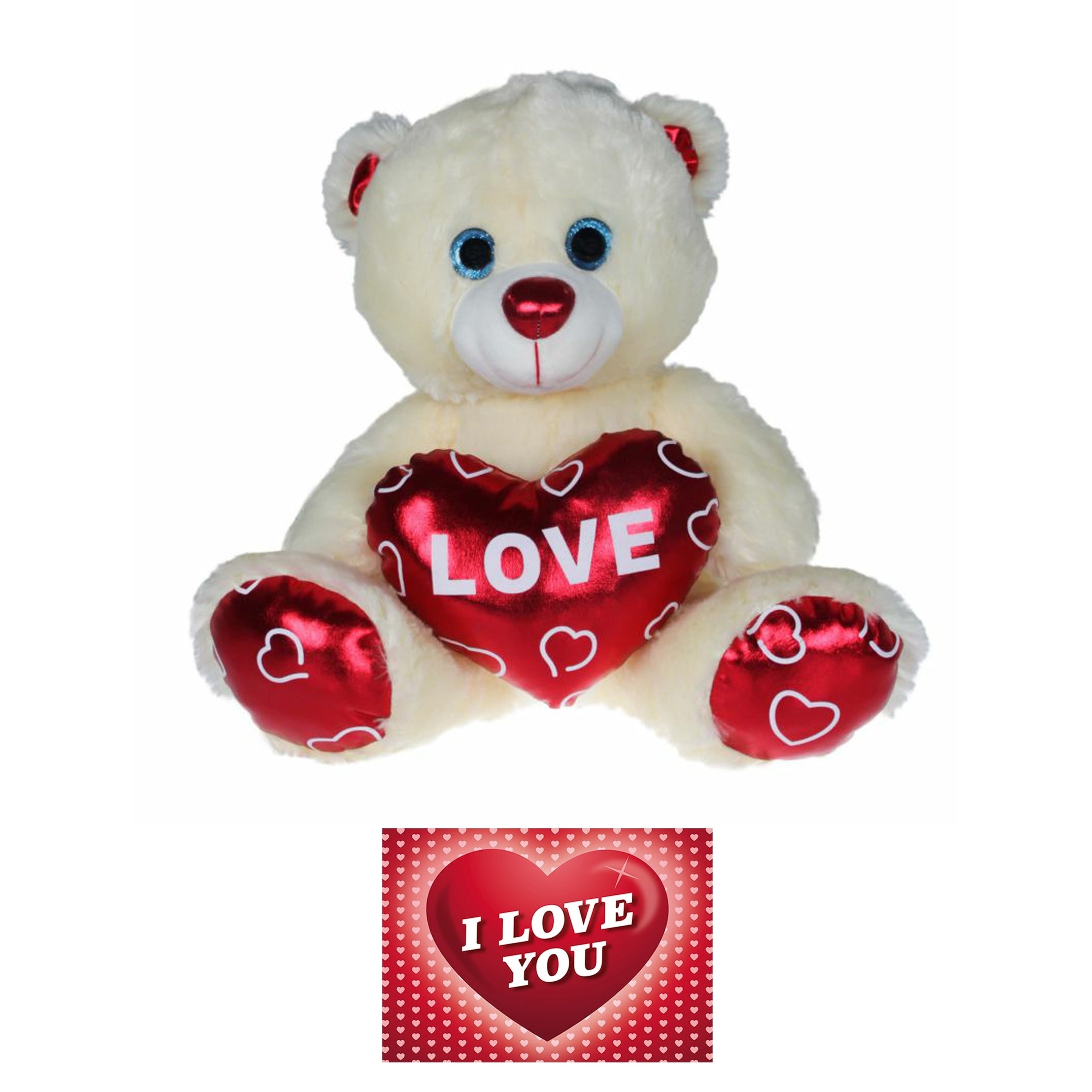 kruger-pluche-knuffelbeer-80-cm-wit-rood-valentijn-love-hartje-hartjes-wenskaart_10373534-1