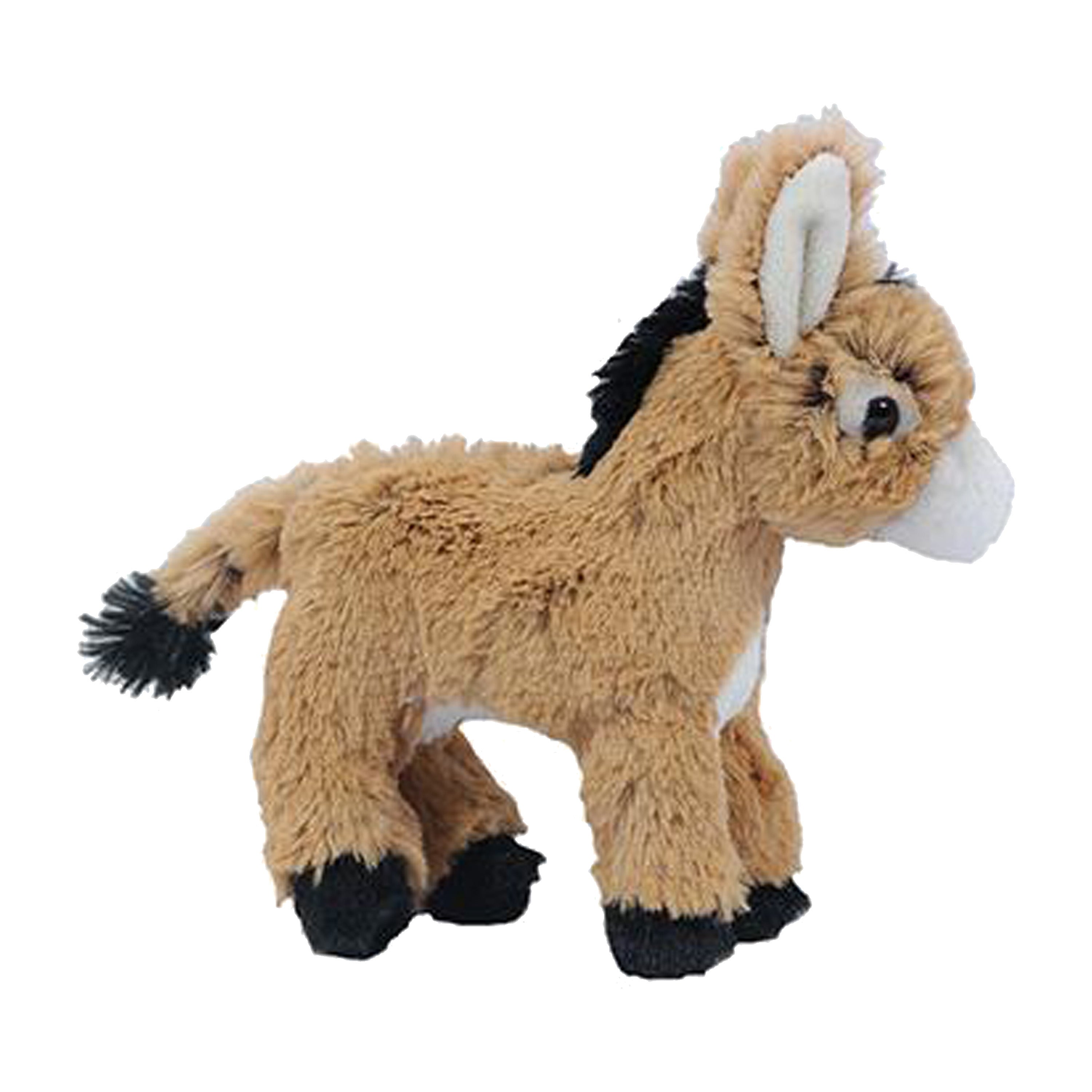 ezel-knuffel-pluche-lichtbruin-16-cm-boerderij-dier_10431535