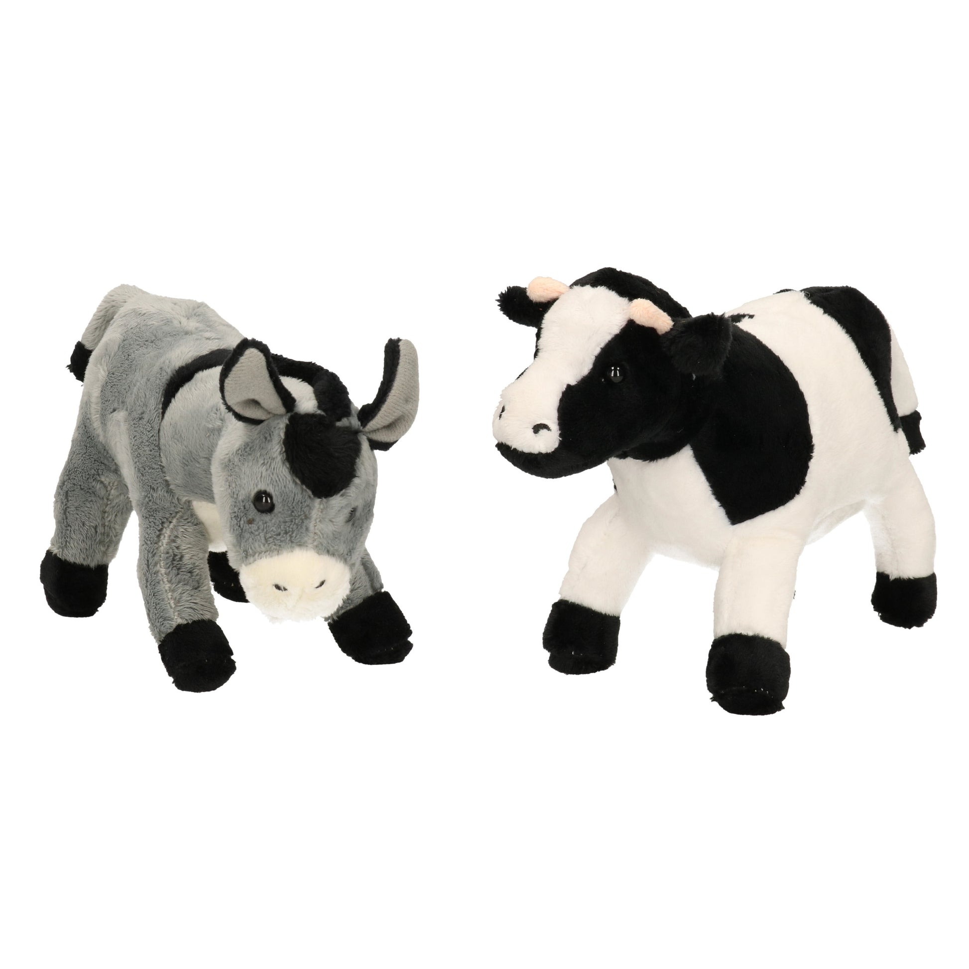 cornelissen-boerderijdieren-knuffelset-koe-en-ezel-pluche-20-cm_10351536