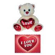 kruger-pluche-knuffelbeer-25-cm-wit-rood-valentijn-love-hartje-hartjes-wenskaart_10373539-1