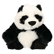 Ravensden panda knuffel - pluche - zwart/wit - 30 cm - Pluchen speelgoed